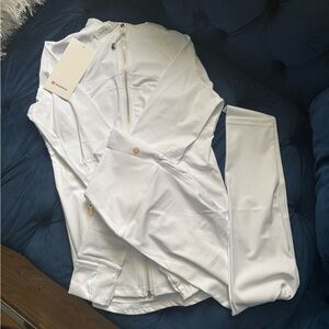 lululemon athletica White Track Pants & Joggers